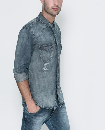 Zara 2013 kot gömlek modeli
