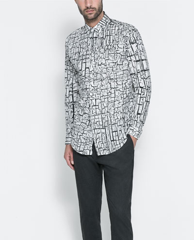 Zara modern gömlek